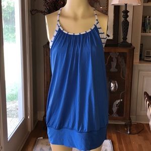 Blue Lululemon tank